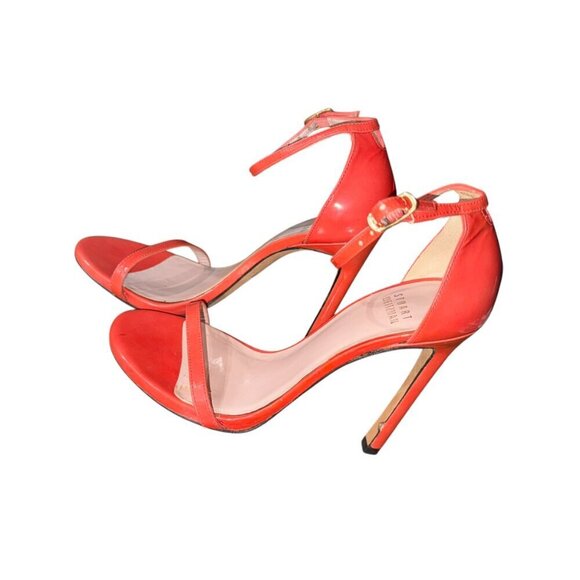Stuart Weitzman Coral Nudist Heel Womens Size 5 - Picture 5 of 6